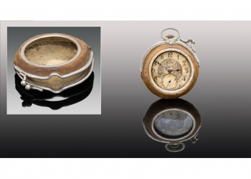 שעון כיס ישן, מתוצרת 'CYMA' 'BREVETS' שוויץ   (656)