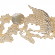 קישוט סיני ישן עשוי צדף