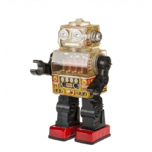 צעצוע ישן משנות השבעים בדמות רובוט