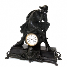 שעון קמין עתיק מהמאה ה-19