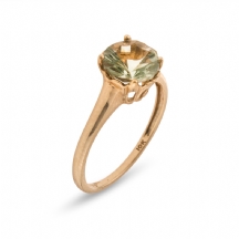 טבעת עם אמטיסט ירוק