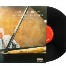 תקליט משומש מיצירותיו של המלחין Claude Debussy