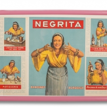 כרזת פרסומת ישנה של חברת 'NEGRITA'