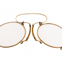 משקפיים צרפתים עתיקים עשויים זהב