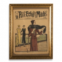 'Le Petit Echo de la Mode', הדפס צרפתי עתיק