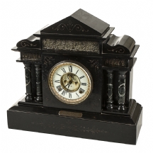 שעון קמין צרפתי עתיק מסוף המאה ה-19