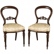 זוג כיסאות 'בלון' אנגליים עתיקים