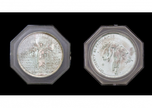 מדליית כסף 'The Statue of Liberty Coin Medal'