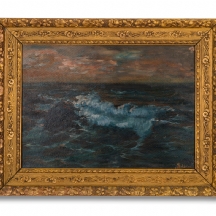 'סערה בלב ים' - ציור אירופאי ישן
