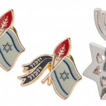 לוט של 3 סיכות מתכת ישראליות ישנות. (X3)