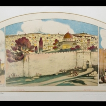 'ירושלים, שער דמשק ומגדל דוד' - אבל פן