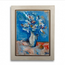 אלכסנדר בוגן - 'אגרטל פרחים כחול'
