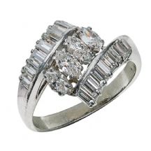 מציאה - טבעת ארט דקו משובצת יהלומים איכותיים