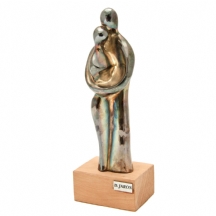 פסל ישראלי מתוצרת: 'D. Jaron', עשוי כסף בשיטת ה: 'Electroforming