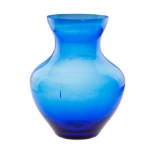 אגרטל זכוכית בגוון כחול