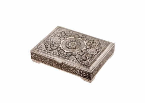 קופסת כסף פרסית עתיקה