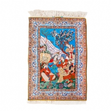 שטיח פרסי ישן עבודת איספאהן