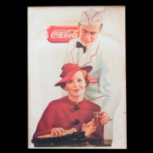 כרזת פרסומת ישנה של 'קוקה קולה'