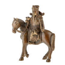 פסלון סיני בדמות רוכב על סוס