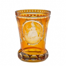 גביע קריסטל בוהמי עתיק  מסוג 'Beaker'
