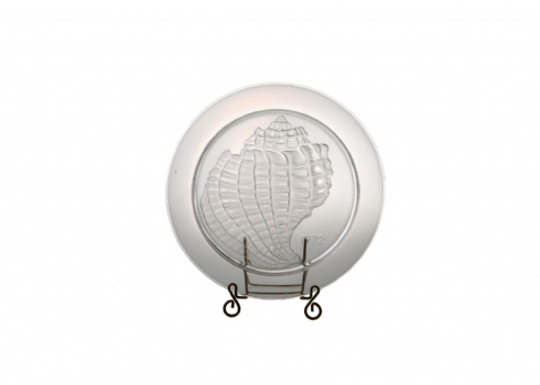 צלחת זכוכית מתוצרת: 'לליק' (Lalique)