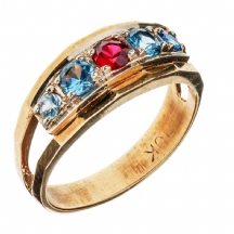 טבעת זהב מסוג family ring