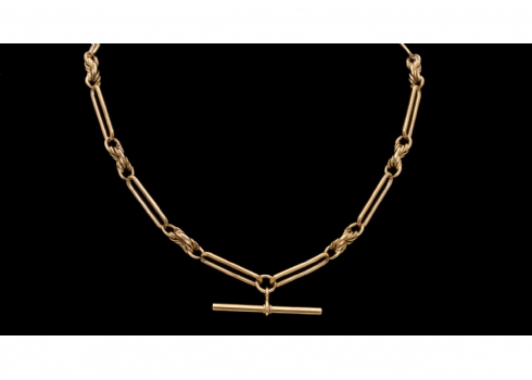 שרשרת אלברטינה עשויה זהב   (1478)