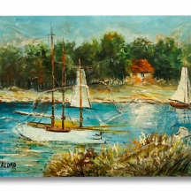 'סירות באגם'