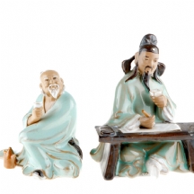 זוג פסלים סיניים ישנים (X2)