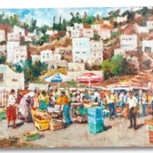 יהודה רודן - 'השוק בחיפה'