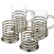 סט של ארבעה מחזיקי כוסות