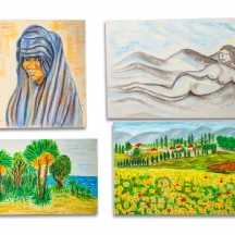 סימה בן-ארי - לוט של ארבעה ציורים