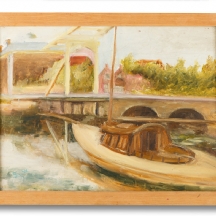 'סירה לצד הגשר'
