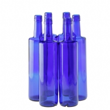 לוט שישה בקבוקים כחולים (6X)