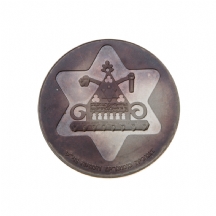 מטבע חנוכה עשוי כסף 500, תש"ם, 1979