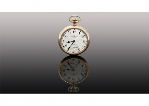 שעון כיס ישן, מתוצרת 'Ball Watch RR'    (3248)