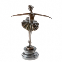 פסל ברונזה בדמות רקדנית בלט
