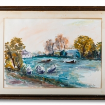 'סירות על גדות הנהר'