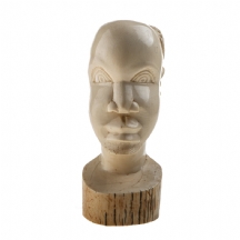פסל ראש אפריקאי משנהב