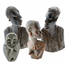לוט ארבעה פסלים