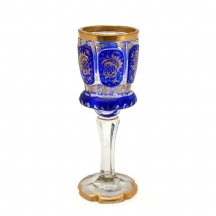 גביע קריסטל בוהמי עתיק מהמאה ה-19