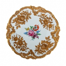 קערת פורצלן גרמנית איכותית מתוצרת 'מייסן' (Meissen)