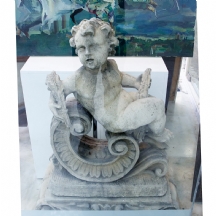 'אלגוריה לקיץ' - פסל גינה ישן בסגנון עתיק