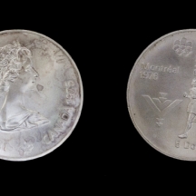 מטבע כסף קנדי (5 דולר) (אולימפיאדת מונטריאול 1976).