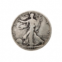 מטבע כסף אמריקאי ישן משנת 1935