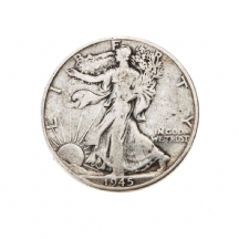 מטבע כסף אמריקאי ישן משנת 1945