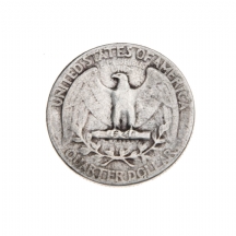 מטבע כסף אמריקאי ישן משנת 1954