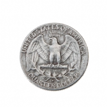 מטבע כסף אמריקאי ישן משנת 1961