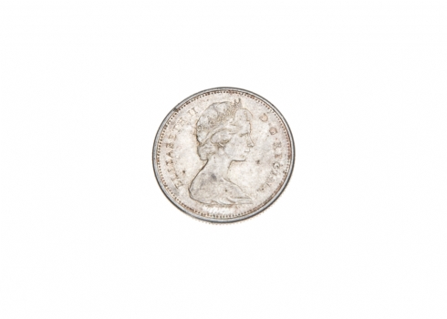 מטבע כסף אמריקאי ישן משנת 1963
