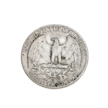 מטבע כסף אמריקאי ישן משנת 1964